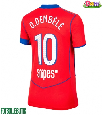 Paris Saint-Germain Ousmane Dembele #10 Tredje Tröja Kvinnor 2025-26 Kortärmad